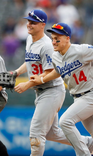Dodgers rebound in 10-5 win over Rockies for series split